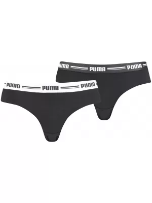 Дамски бикини PUMA WOMEN BRAZILIAN 2P PACK 90785603 ЧЕРЕН