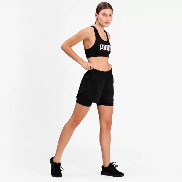  Дамски сутиен PUMA MID IMPACT 4KEEPS GRAPHIC BRA PM 520306-91 ЧЕРЕН 