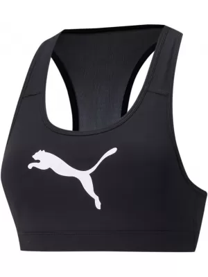 Дамски сутиен PUMA MID IMPACT 4KEEPS GRAPHIC BRA PM 520306-90 ЧЕРЕН