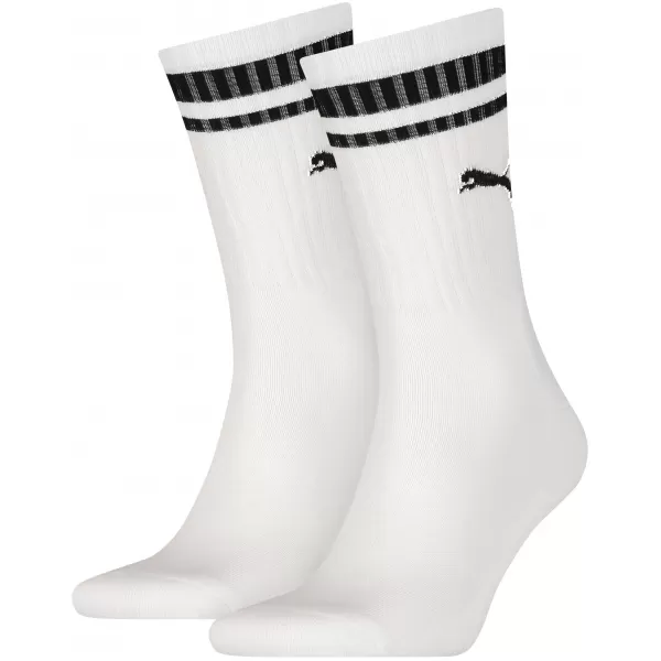  Чорапи PUMA CREW HERITAGE STRIPE 2P UNISEX 90794402 БЯЛ 