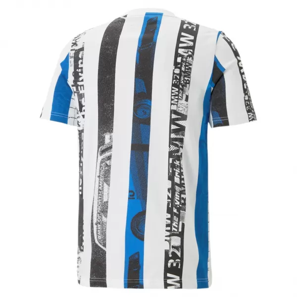  Мъжка тениска PUMA BMW MMS STRIPED TEE 538139-02 БЯЛО 