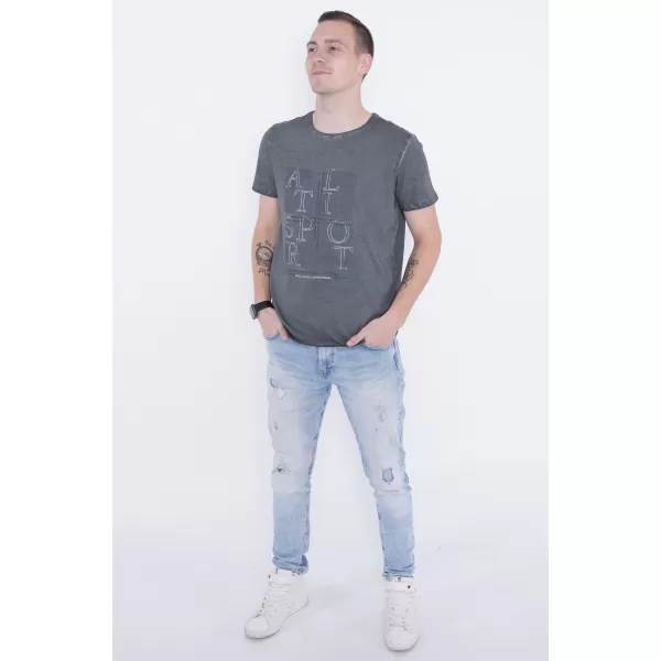  Мъжка тениска ALTISPORT ARIEN ТЪМНО СИВ 