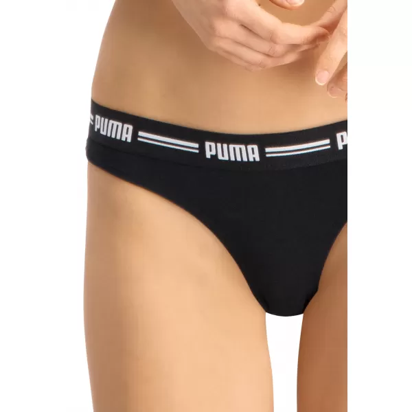  Дамски бикини PUMA WOMEN STRING 2P PACK 90785403 ЧЕРЕН 