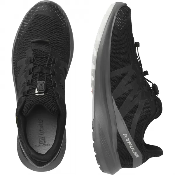  Мъжки обувки SALOMON HYPULSE GORE-TEX L41595900 ЧЕРНО/ТИХА СЯНКА/ЛУННА СКАЛА 
