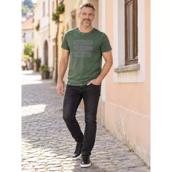  Мъжка тениска KIXMI PAUL ЗЕЛЕНО 