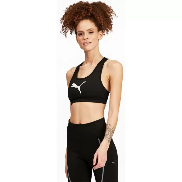  Дамски сутиен PUMA MID IMPACT 4KEEPS GRAPHIC BRA PM 520306-90 ЧЕРЕН 