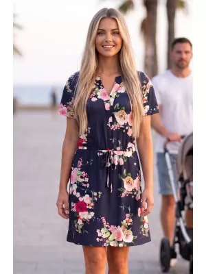 Рокля KIXMI POLLY ТЪМНО СИНЬО