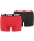 Мъжки боксерки PUMA BASIC BOXER 2P 90682309 ЧЕРВЕНО/ЧЕРНО