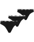 Дамски бикини PUMA STRING 3P PACK 90759002 ЧЕРЕН