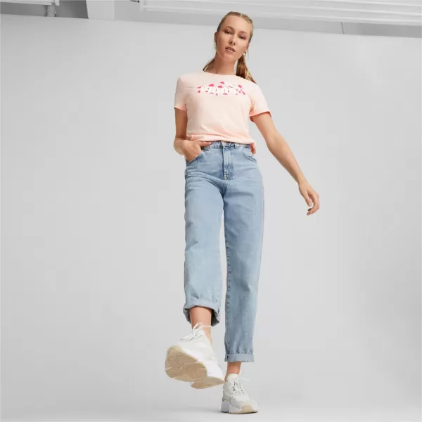  Дамска тениска PUMA ESS+ ANIMAL TEE 673687-66 РОЗОВО 