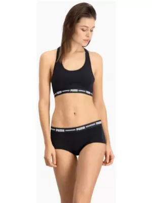 Дамски бикини PUMA WOMEN MINI SHORT 2P PACK 90785303 ЧЕРЕН