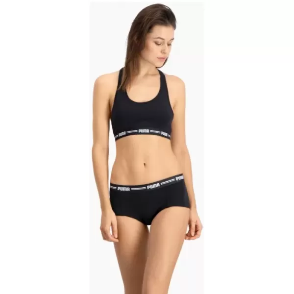  Дамски бикини PUMA WOMEN MINI SHORT 2P PACK 90785303 ЧЕРЕН 