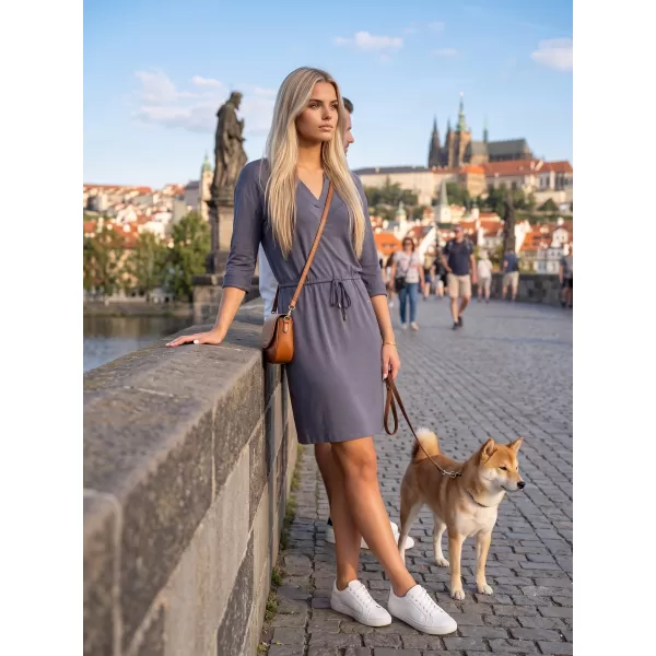  Рокля ALTISPORT ANIKA ТЪМНО СИВ 