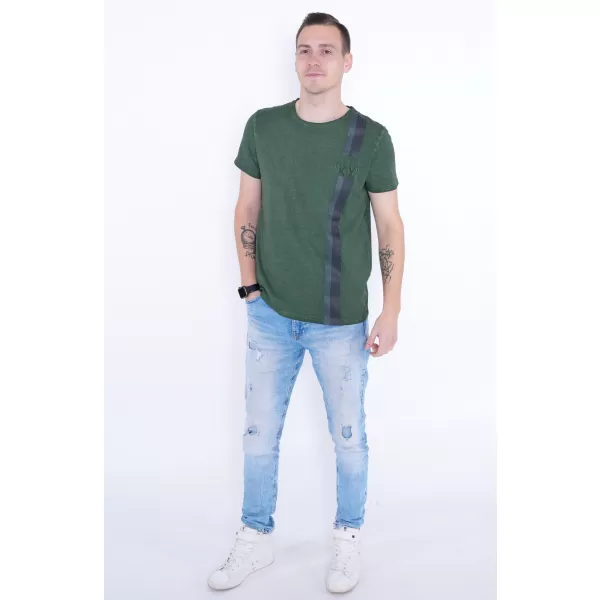  Мъжка тениска KIXMI PABLO ЗЕЛЕНО 