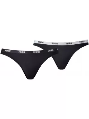 Дамски бикини PUMA WOMEN BIKINI 2P PACK 90785103 ЧЕРЕН