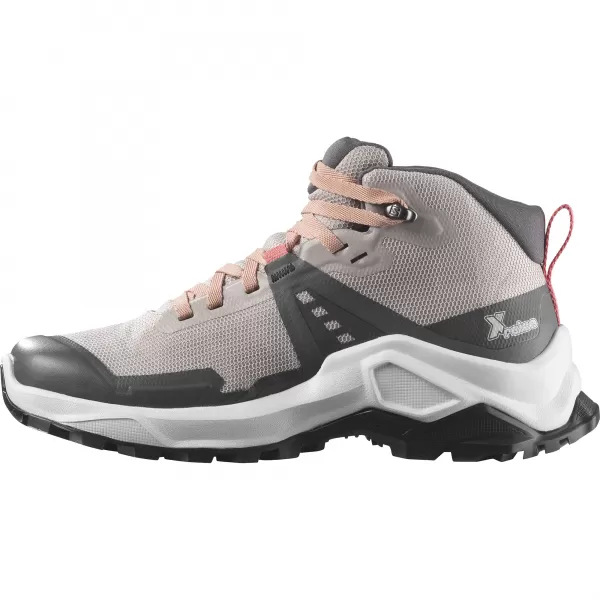  Детски обувки SALOMON X RAISE MID GORE-TEX L47071500 ПЕПЕЛ ОТ РОЗИ/ПРАСКОВА БЕЖОВО/ЧАЕНА РОЗА 