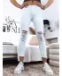 Дамски панталони DSTREET UY1366 БЯЛ