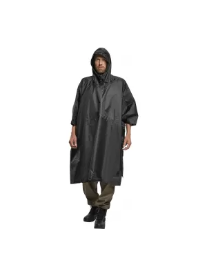 Poncho Raincoat BRANDIT RIPSTOP BD3169 ЧЕРНО