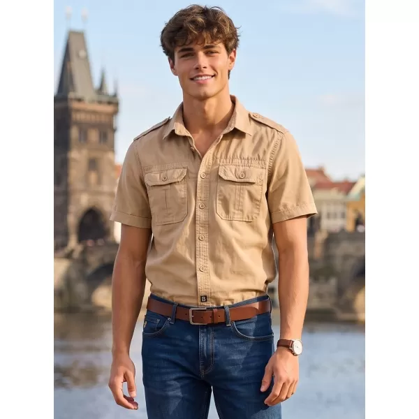  Риза BRANDIT VINTAGE KRÁTKÝ RUKÁV BD4024 САНДИ 