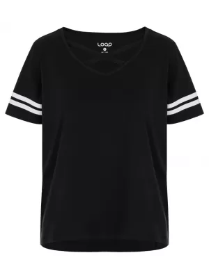 Дамска тениска LOAP BIANCA CLW2316 ЧЕРЕН