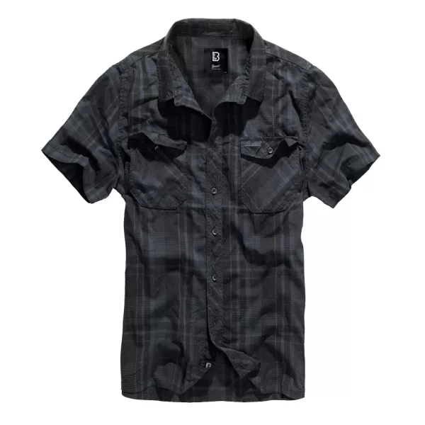  Риза BRANDIT ROADSTAR BD4012 ЧЕРНО/СИНЬО 