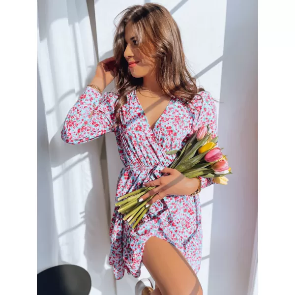  Рокля DSTREET FLOWER VIBES EY2248 СИНЬО 