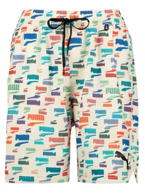 Мъжки шорти PUMA SWIM UNISEX LOOSE FIT SHORTS 1P 938055-02 БЯЛО