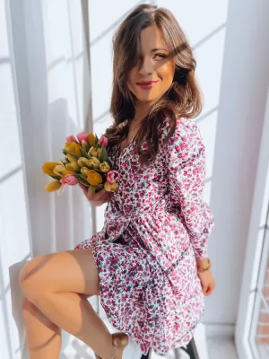 Рокля DSTREET FLOWER VIBES EY2247 БЯЛ