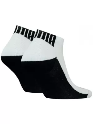 Мъжки чорапи PUMA MEN BACK LOGO SNEAKER 2P 938011-02 БЯЛО