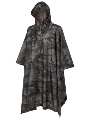 Poncho Raincoat BRANDIT RIPSTOP BD3169 ТЪМЕН КАМУФЛАЖ