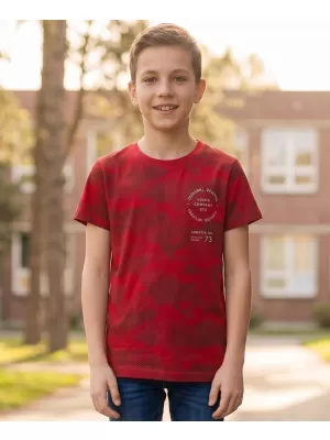 T -shirt SAM 73 HYDRUS KT 512 ЧЕРВЕНО