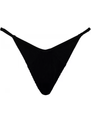 Бански PUMA SWIM WOMEN RIBBED TANGA 1P 938068-01 ЧЕРЕН