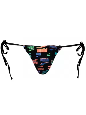Бански PUMA SWIM WOMEN SIDE TIE TANGA STRING 1P 938066-01 ЧЕРЕН