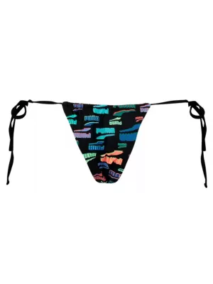 Бански PUMA SWIM WOMEN SIDE TIE TANGA STRING 1P 938066-01 ЧЕРЕН