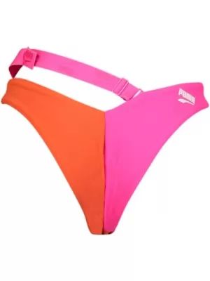 Бански PUMA SWIM WOMEN COLOURBLOCK V-SHAPE BRIEF 1P 938071-01 КАФЯВО