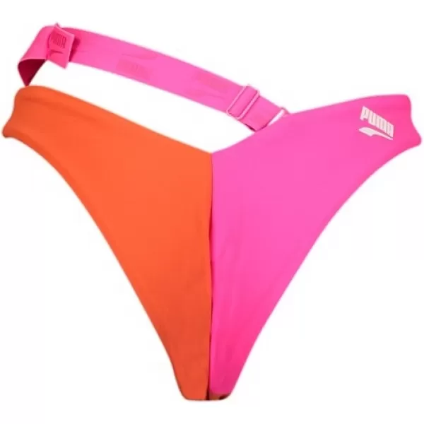  Бански PUMA SWIM WOMEN COLOURBLOCK V-SHAPE BRIEF 1P 938071-01 КАФЯВО 