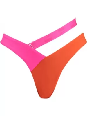 Бански PUMA SWIM WOMEN COLOURBLOCK V-SHAPE BRIEF 1P 938071-01 КАФЯВО
