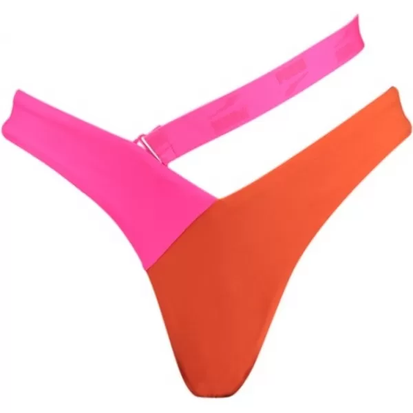  Бански PUMA SWIM WOMEN COLOURBLOCK V-SHAPE BRIEF 1P 938071-01 КАФЯВО 