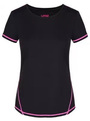 Дамска тениска LOAP MELISA TLW2312 ЧЕРЕН