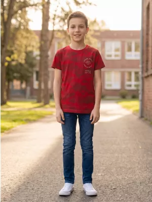 T -shirt SAM 73 HYDRUS KT 512 ЧЕРВЕНО