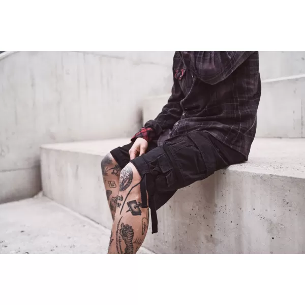  Къси панталони BRANDIT SAVAGE VINTAGE CARGO ЧЕРНО 