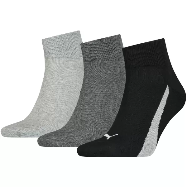  Чорапи PUMA UNISEX LIFESTYLE QUARTER 3P 90795201 ЧЕРНО/БЯЛО 