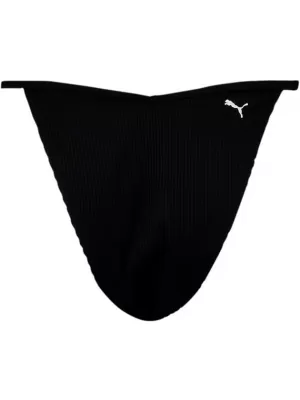 Бански PUMA SWIM WOMEN RIBBED TANGA 1P 938068-01 ЧЕРЕН
