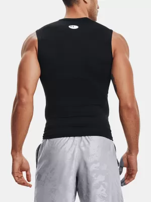 Мъжки компресионен потник UNDER ARMOUR HG ARMOUR COMP SL 1361522-001 ЧЕРЕН