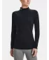 Дамска тениска UNDER ARMOUR UA CG AUTHENTICS MOCKNECK 1368702-001 ЧЕРЕН