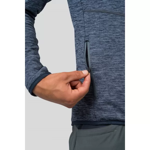  Мъжки суичър HANNAH DAMAR HOODY ИНДИЙСКО МАСТИЛО МЕЛ 