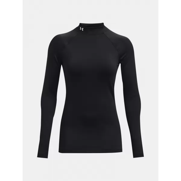  Дамска тениска UNDER ARMOUR UA CG AUTHENTICS MOCKNECK 1368702-001 ЧЕРЕН 