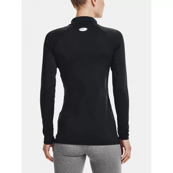  Дамска тениска UNDER ARMOUR UA CG AUTHENTICS MOCKNECK 1368702-001 ЧЕРЕН 