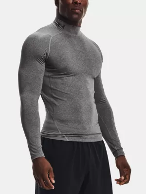 Мъжка тениска UNDER ARMOUR HG ARMOUR COMP MOCK LS 1369606-090 СИВО