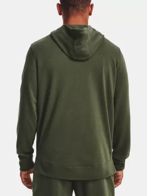 Мъжки суичър UNDER ARMOUR UA RIVAL TERRY LC FZ 1370409-390 ЗЕЛЕНО